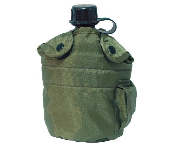 Feldflasche Army Style oliv ca. 0,8 Liter